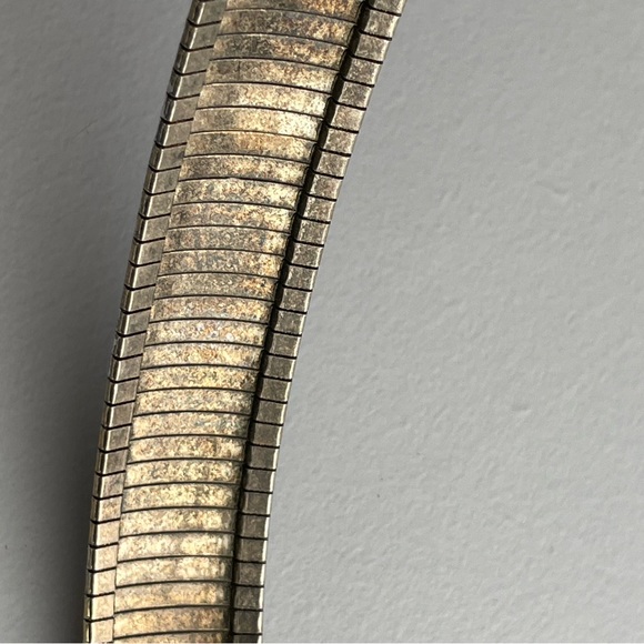 Vintage Sterling silver & gold Milor Italy bracelet cuff - Picture 9 of 16